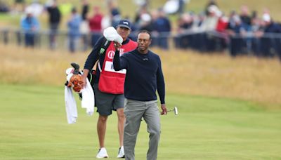 Tiger Woods misses the cut at the British Open for a 3rd straight time in a major