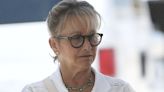 Gabrielle Carteris looks somber after Shannen Doherty's death