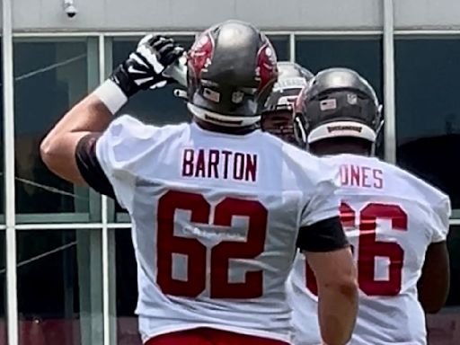 New Buccaneers C Graham Barton is Ready to Focus on Football