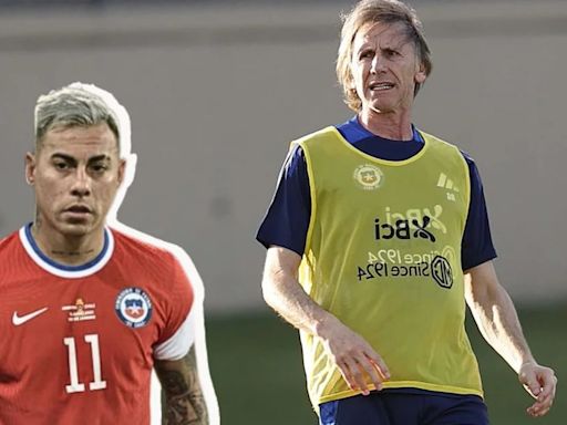 Eduardo Vargas se lesionó, preocupa a Ricardo Gareca y es duda para el Perú vs Chile por Copa América 2024