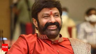 Actor Balakrishna pushes heroine on stage, producer calls it 'friendly gesture' | Hyderabad News - Times of India