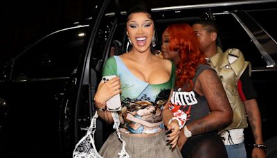 Pregnant Cardi B Reveals How She's Been Using Fashion to Hide Her Baby Bump: 'So Happy Y'all Know'