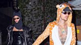 Justin Bieber Keeps Halloween Quirky in Orange and White Onesie During Date with Wife Hailey