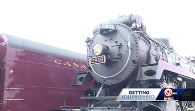 Canadian Pacific stream engine built in the 1930s makes its way to the Kansas City metro