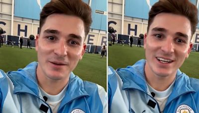 Julián Álvarez manejó las redes sociales del Manchester City: la pregunta que más lo incomodó y en qué lo mejoró Guardiola