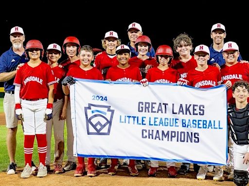 Hinsdale Little League’s Great Lakes Region win sends team to Little League World Series