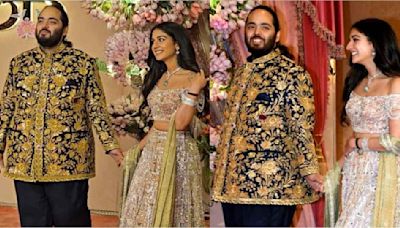 Anant Ambani adds lavish touch to sangeet look with ruby and diamond-accented tiger brooch