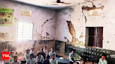 Cracks in the system: School building in Jaipur falls apart due to neglect | Jaipur News - Times of India