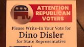 Write-in candidate Disler wins Republican nomination in 121st District