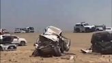 Video: 4 killed and 19 injured in car pile-up in Saudi Arabia