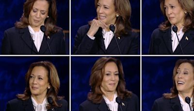 In Debate With Trump, Harris’s Expressions Were a Weapon