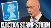 First Minister John Swinney dragged into stamp row