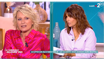 Huit ans après la fin de "Toute une histoire", Sophie Davant apparaît dans la même case sur France 2, dans "Ça commence aujourd'hui"