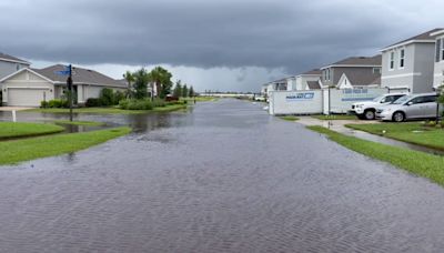 Newly built Lakewood Ranch neighborhood trapped by flooded streets after Debby
