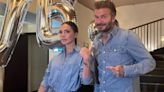 Victoria Beckham and husband David accidentally revive ‘90s trend with matching denim outfits