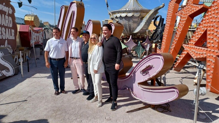 Debbie Reynolds’ Las Vegas hotel sign to be brought back to life at Neon Museum