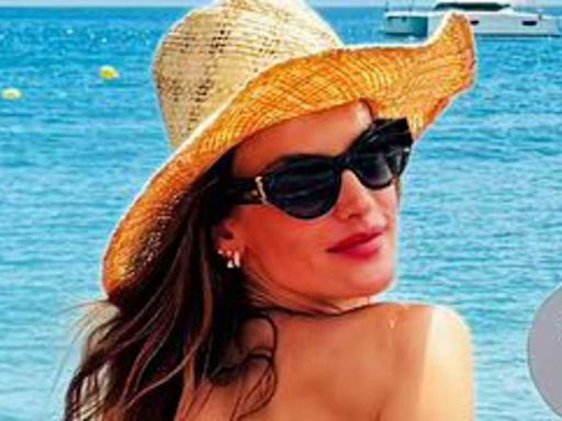 Alessandra Ambrosio, 43, puts on cheeky display in Ibiza