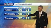 Record heat possible this week, when and how hot, here: