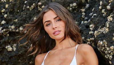 Olivia Culpo Stuns, Poses Poolside in Several Chic, Sophisticated Bikinis