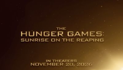 The Hunger Games: Sunrise on the Reaping: Book In 2025, Film In 2026