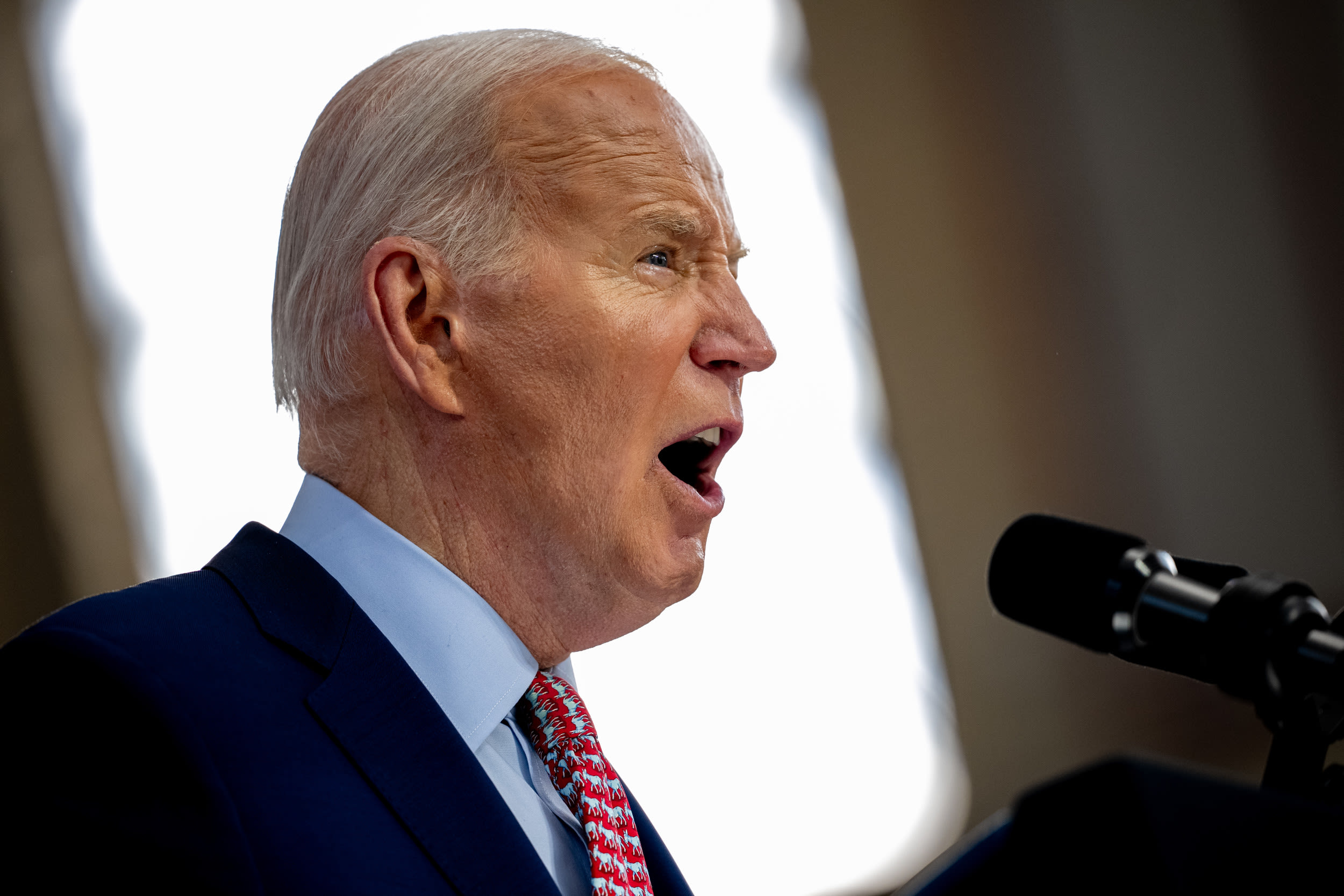 Joe Biden's irritated response to question splits opinion