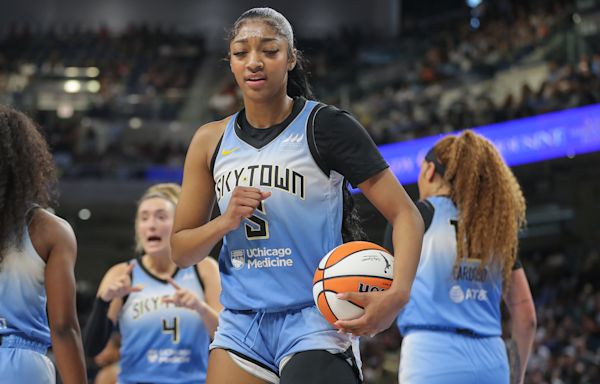 Angel Reese's WNBA record double-doubles streak ends at 15 in Sky's loss to Liberty