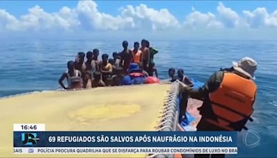 Dezenas de refugiados são salvos após naufrágio na Indonésia