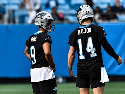 Panthers release depth chart ahead of first preseason game against Patriots