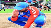 Rohit tastes Barbados pitch soil after emotional win