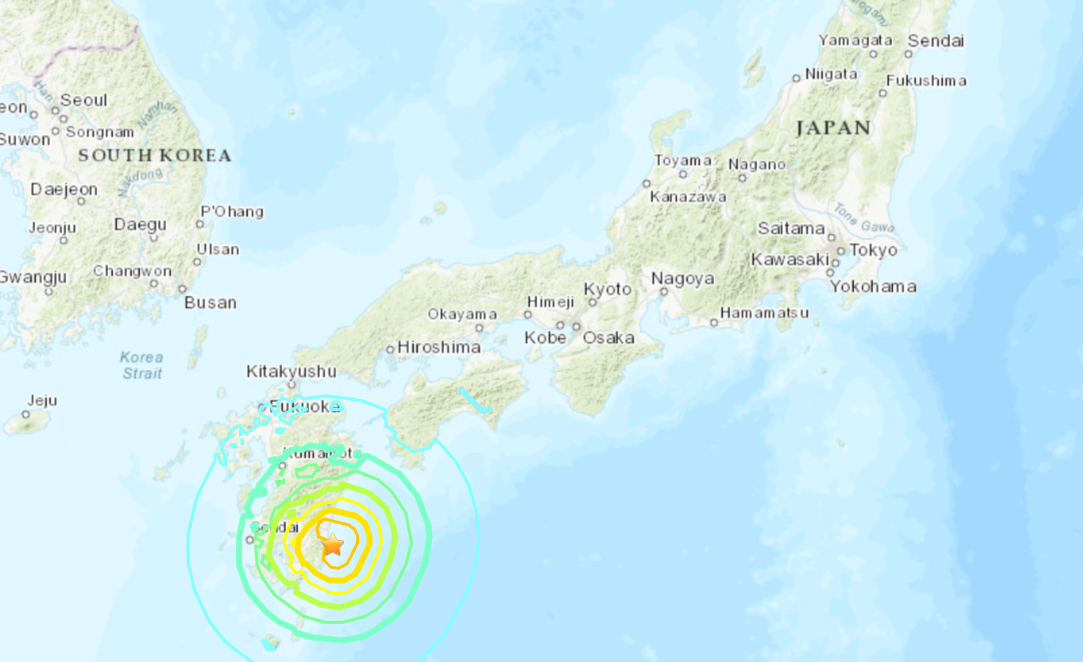 Strong 7.1 earthquake rattles southwestern Japan, triggers tsunami advisories