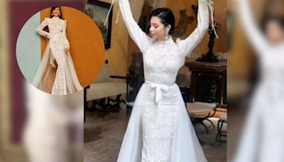 Ángela Aguilar habría comprado su vestido de novia en una página; ¿obtuvo descuento?