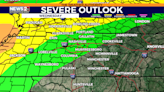 Severe weather possible on Wednesday