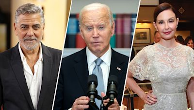 Biden ends 2024 campaign: George Clooney, Ashley Judd among stars who called for president to step down