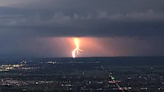 WATCH: Sky 5 captures lightning storm over OKC metro