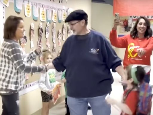 See ‘AGT’ Winner Richard Goodall’s First Day Back at Work as School Janitor