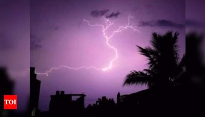 Met dept predicts thunderstorms for parts of Andhra for five days | Amaravati News - Times of India