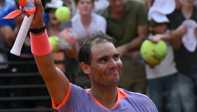 Nadal necesita tres sets para ganar a Bergs en su regreso a Roma