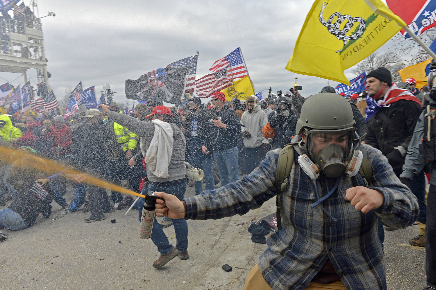 Trump fan featured in Biden ad admits to assaulting officers with bear spray on Jan. 6