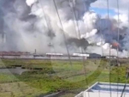 Aparecen videos de fuerte explosión en famosa polvorería de Soacha; humo llegó a hogares