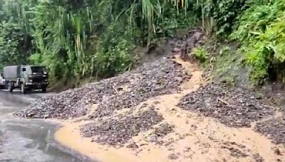 Rain relief to residents of north Bengal, but landslides damage NH10