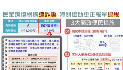 網購族福音 跨境網購貨物遭詐可申請退免稅 - 財經