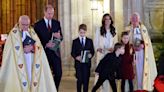 Prince Louis pulls cheeky stunt as royals attend Christmas Carol service