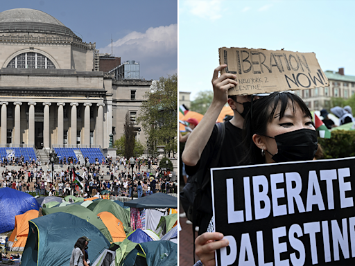 New anti-Israel encampment forms at Columbia University as school initiates ‘dialogue’ with student leaders