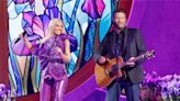 Blake Shelton & Gwen Stefani's Love Story Blooms On Stage At ACM Awards | iHeart