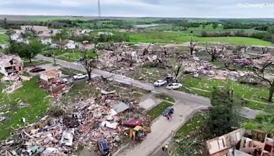 Drone video reveals devastation in Greenfield after monster Iowa tornado: 'Most of this town is gone'