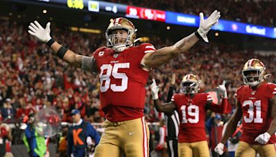 George Kittle on another year of Tight End University, Caitlin Clark and CMC's wedding