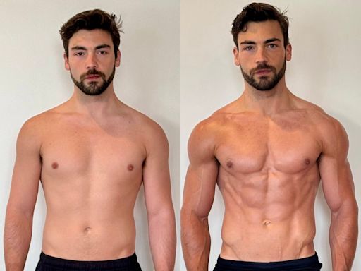 A 30-year-old man built muscle and burned fat in 4 months with a time-saving workout technique