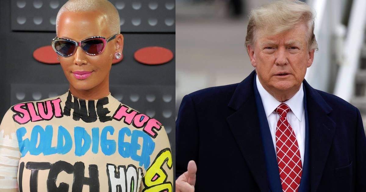 Amber Rose Shocks Fans by Seemingly Endorsing Donald Trump for 2024 Election