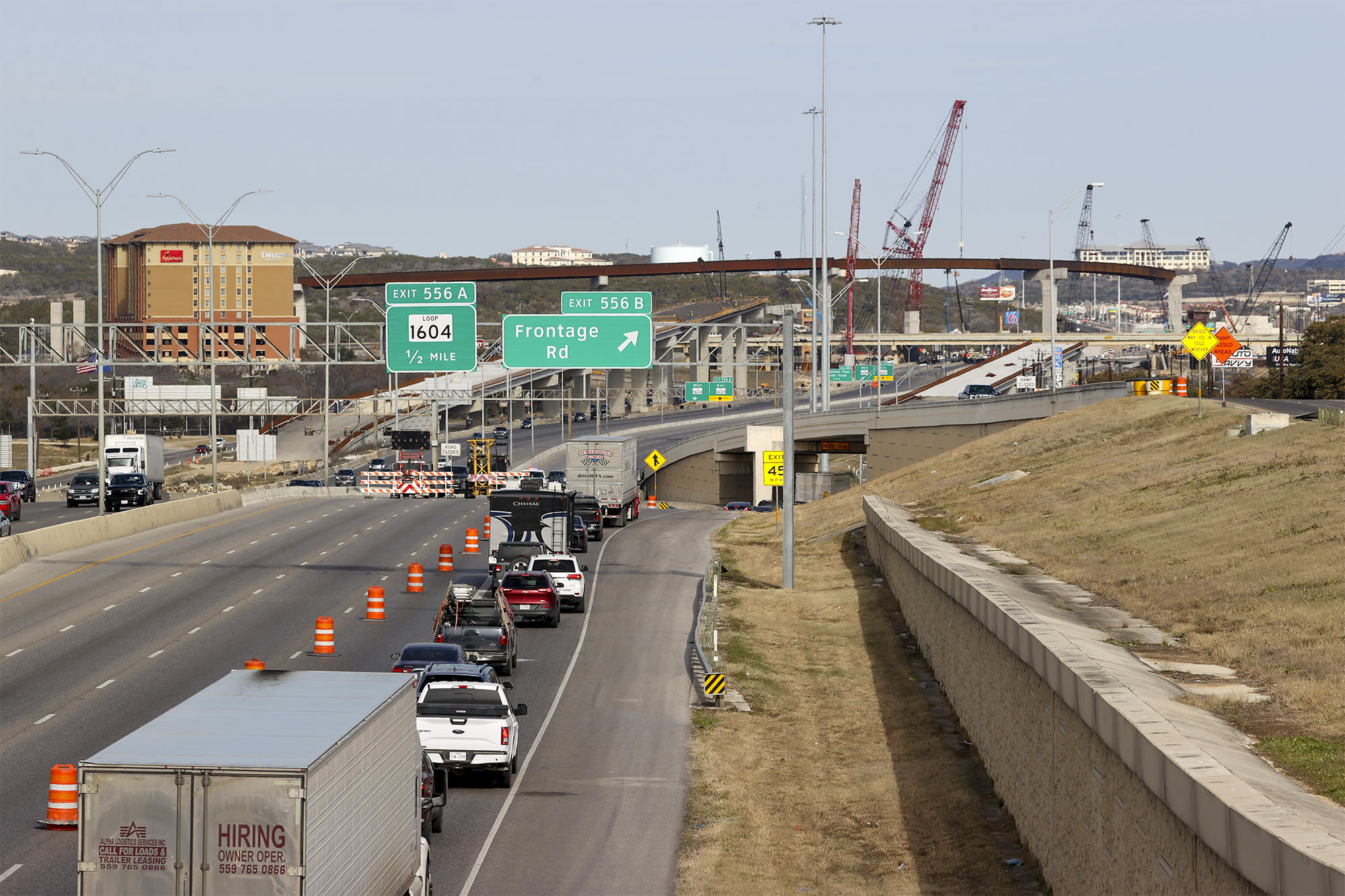 Prepare for major closures at Loop 1604 and I-10 this weekend