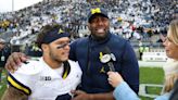 Blake Corum, bloodied face and all, a perfect encapsulation of Michigan's latest big win